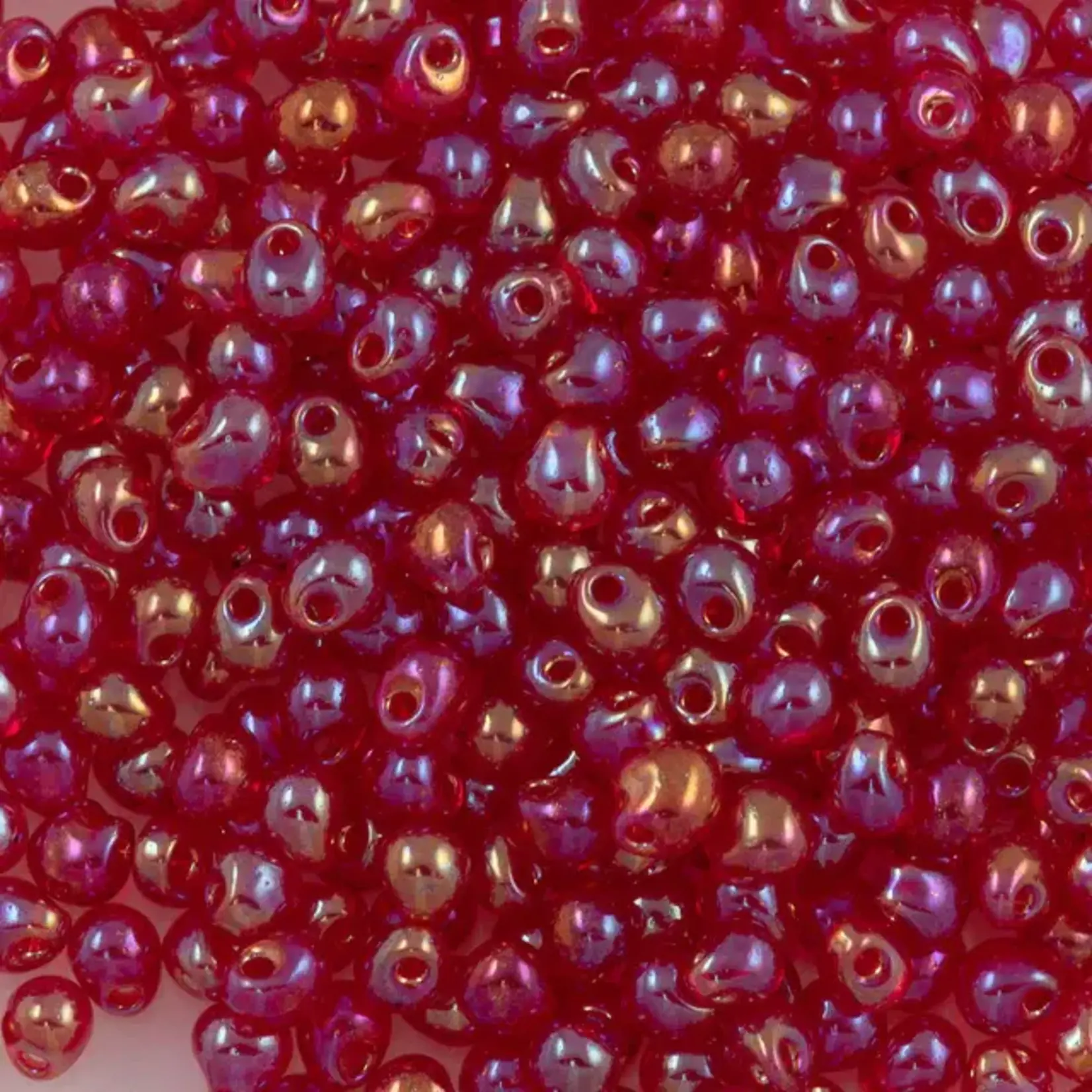 Fringe Drops Clear Red AB - Bag of 30