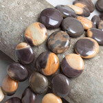 Desert Jasper 15.5mm Coin Bead Strand