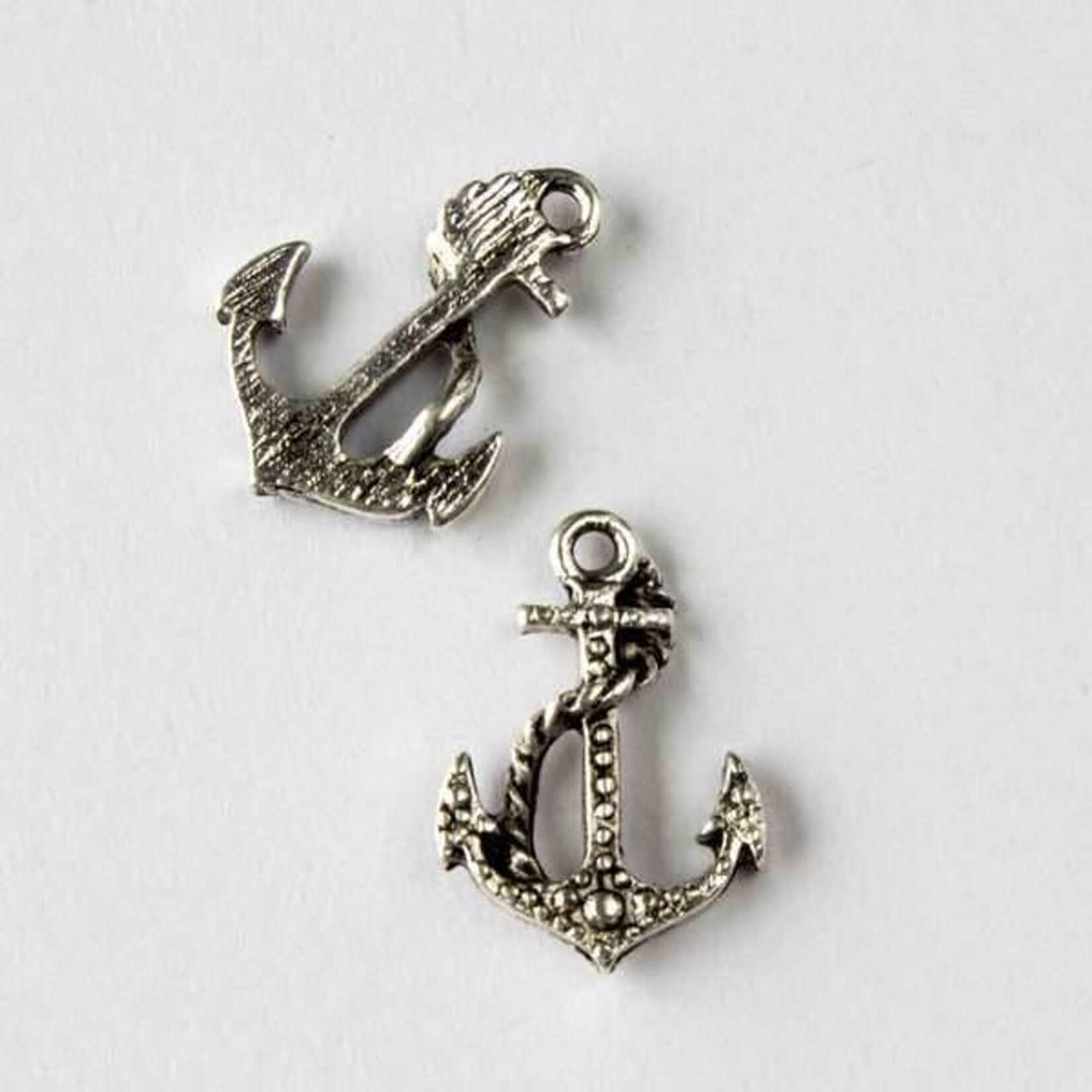 Anchor 13x18mm Silver Plated Charm