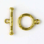 Gold Plated 12x16 Nautical Toggle Clasp Set