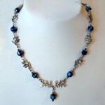 Bead Inspirations A New Leaf Blue Tiger Necklace - Ready to Wear