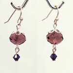 Purple Shimmering Lights Earrings - Ready to Wear