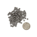 Stainless Steel  2x4mm w/1.5mm hole Rondelle Spacer Bead Strand