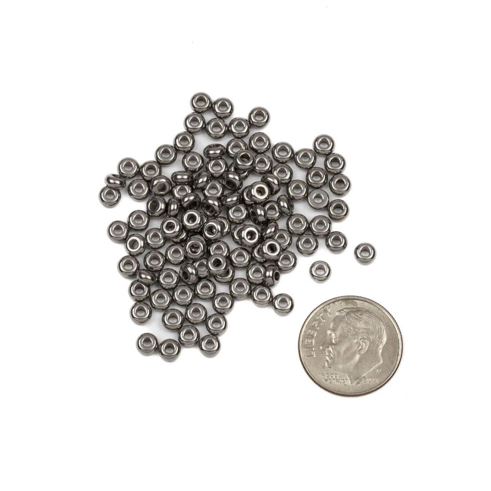 Stainless Steel  2x4mm w/1.5mm hole Rondelle Spacer Bead Strand
