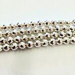 Silver Hematite Faceted 8mm Strand