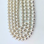Silver Hematite Round  8mm Strand