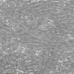 Quarter Tila Beads Crystal - 7.2gm Tube