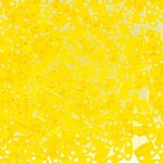 Quarter Tila Beads Opaque Yellow - 7.2gm Tube
