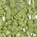 Tila Beads Matte Opaque Chartreuse Luster - 7.2gm Tube