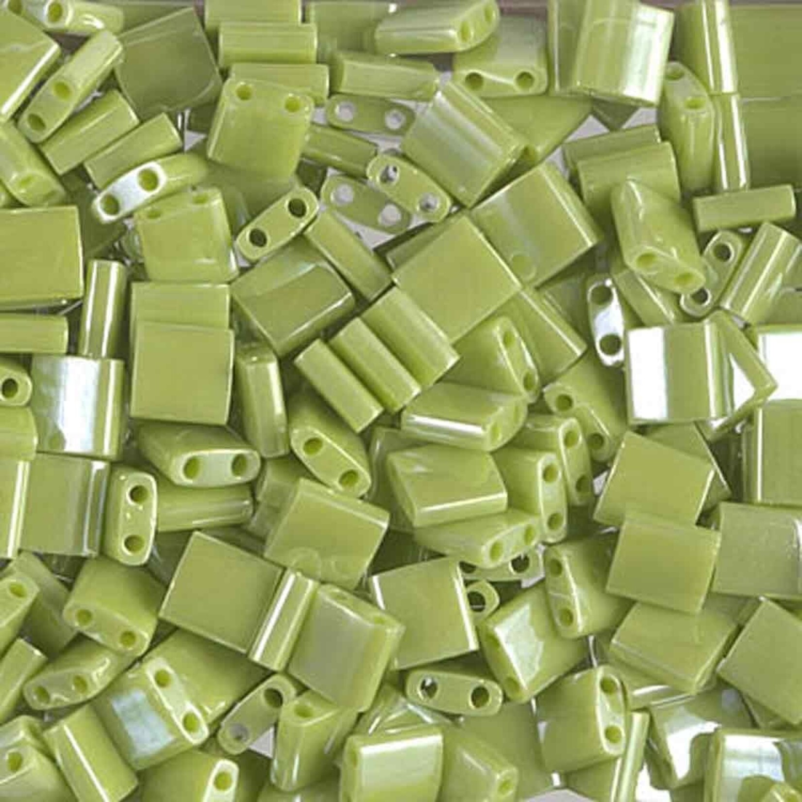 Tila Beads Matte Opaque Chartreuse Luster - 7.2gm Tube
