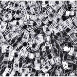 Half Tila Beads Crystal - 7.8gm Tube