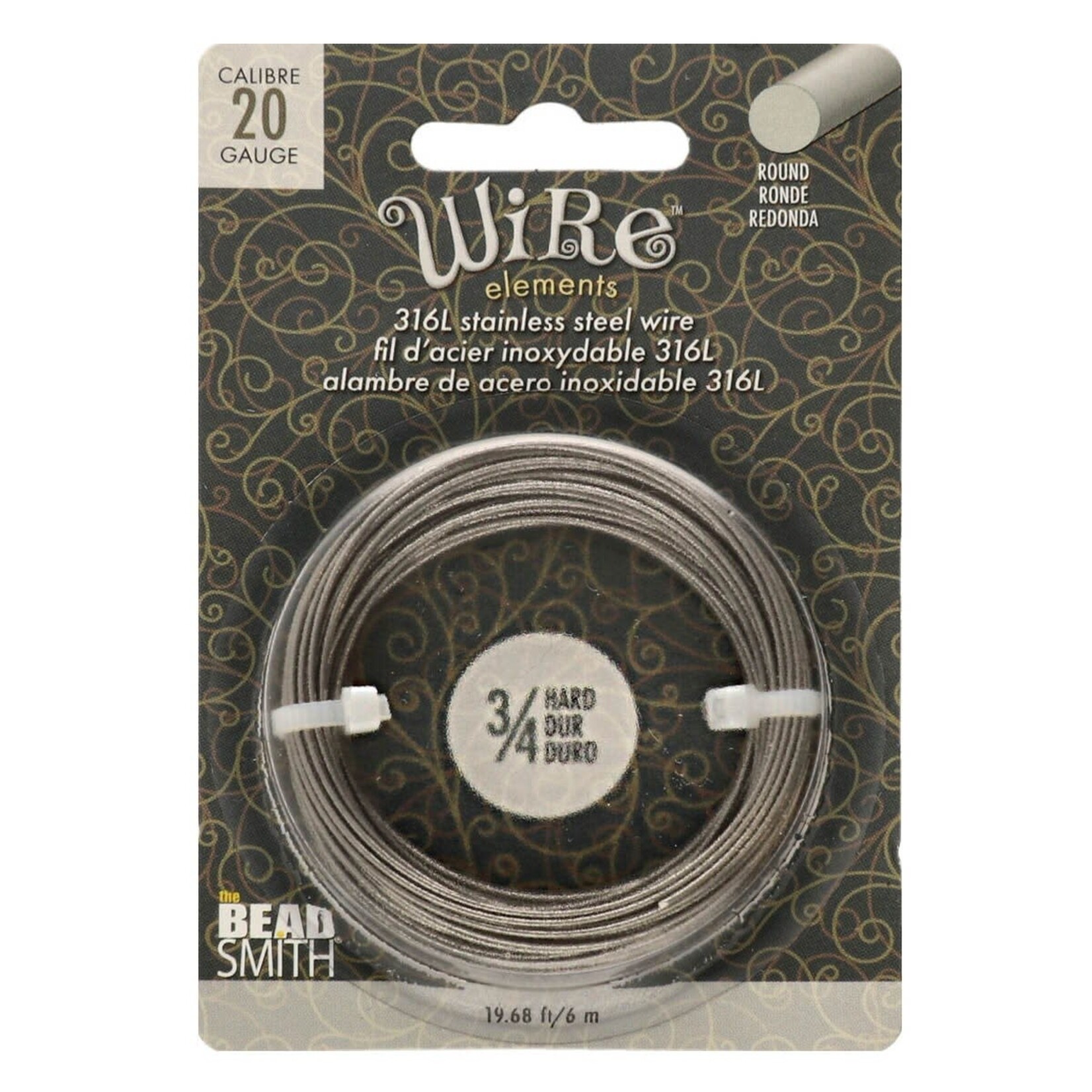 316L Stainless Steel 20ga Wire - 6 Meter Coil