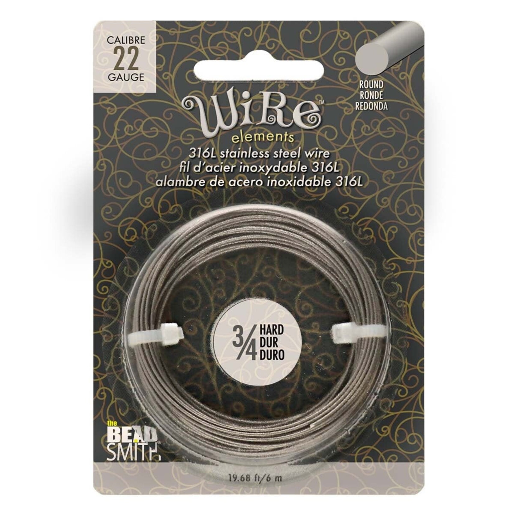 316L Stainless Steel 22ga Wire - 10 Meter Coil