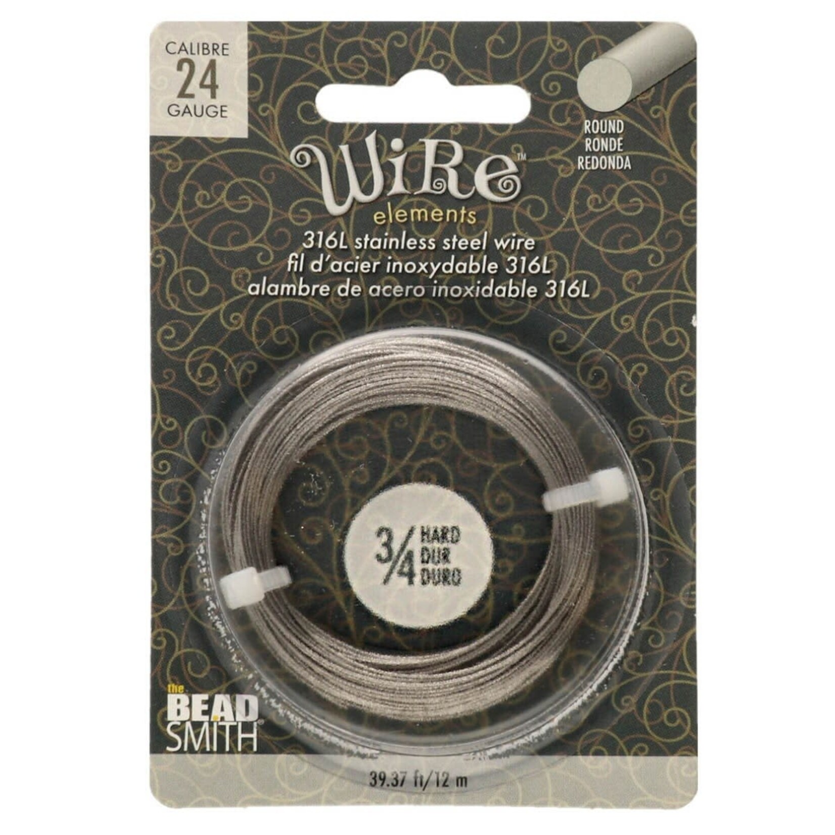 316L Stainless Steel 24ga Wire - 12 Meter Coil