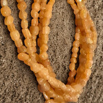 Orange Agate  4-6mm Tumbled Bead Strand