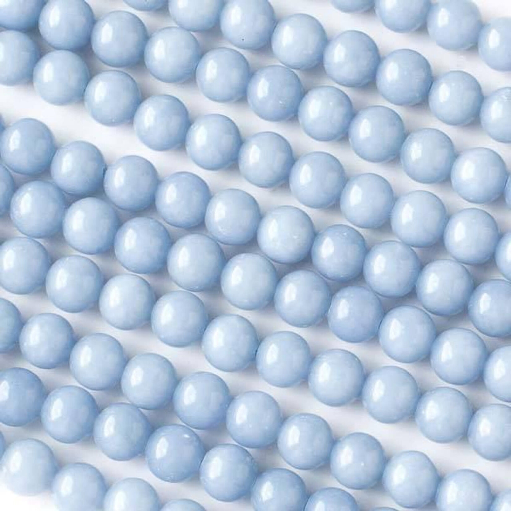 Angelite  8mm Round Bead Strand