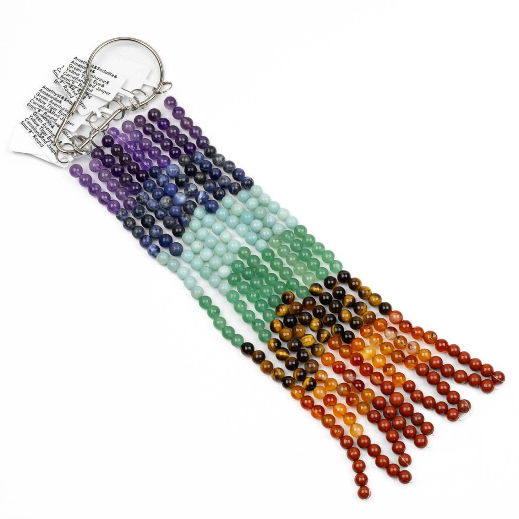 Chakra Gemstone  6mm Round Bead Strand