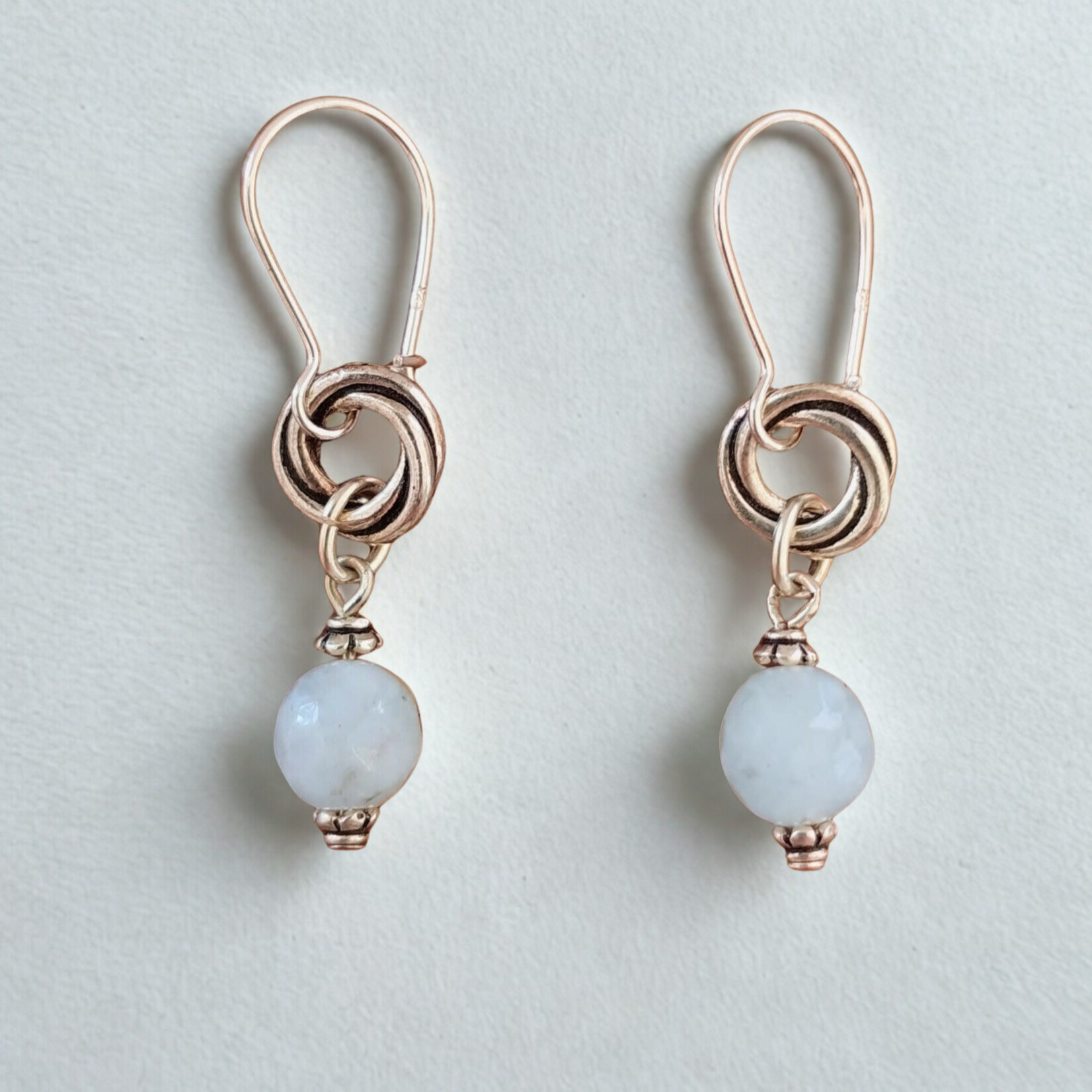 Aquamarine Twist Earrings - Ready to Wear