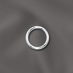 Sterling Silver  6mm 21ga Closed Jump Ring - 10 Pieces
