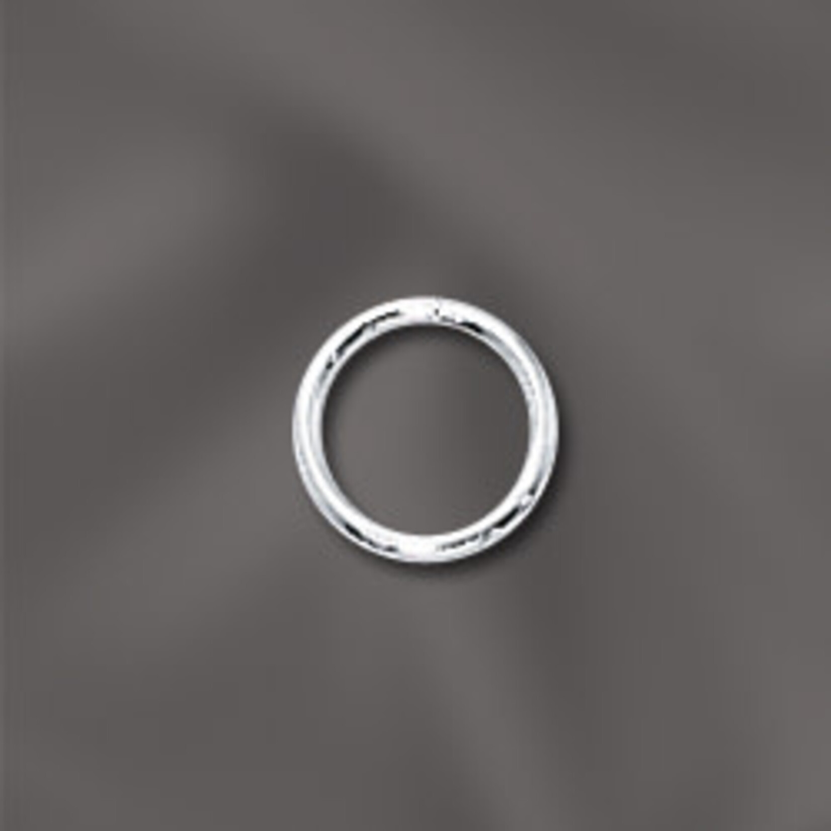 Sterling Silver  6mm 21ga Closed Jump Ring - 10 Pieces