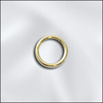 Gold Filled  6mm 22ga Closed Jump Ring - 10 Pieces