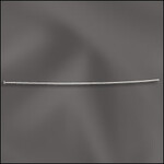 Silver Plated 22ga 3" Headpin - 20 Pieces
