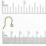 Antique Brass Shepherds Hook Earwire - 10 Pieces