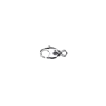 Swivel Lobster Clasp 14x7mm Nickel-Free  Silver Plated - Single