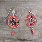 Bead Inspirations Filigree Crystal Coral Earring Kit