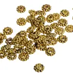 Gold Plated  4.5mm Heishi Spacer Bead - 20 Pieces
