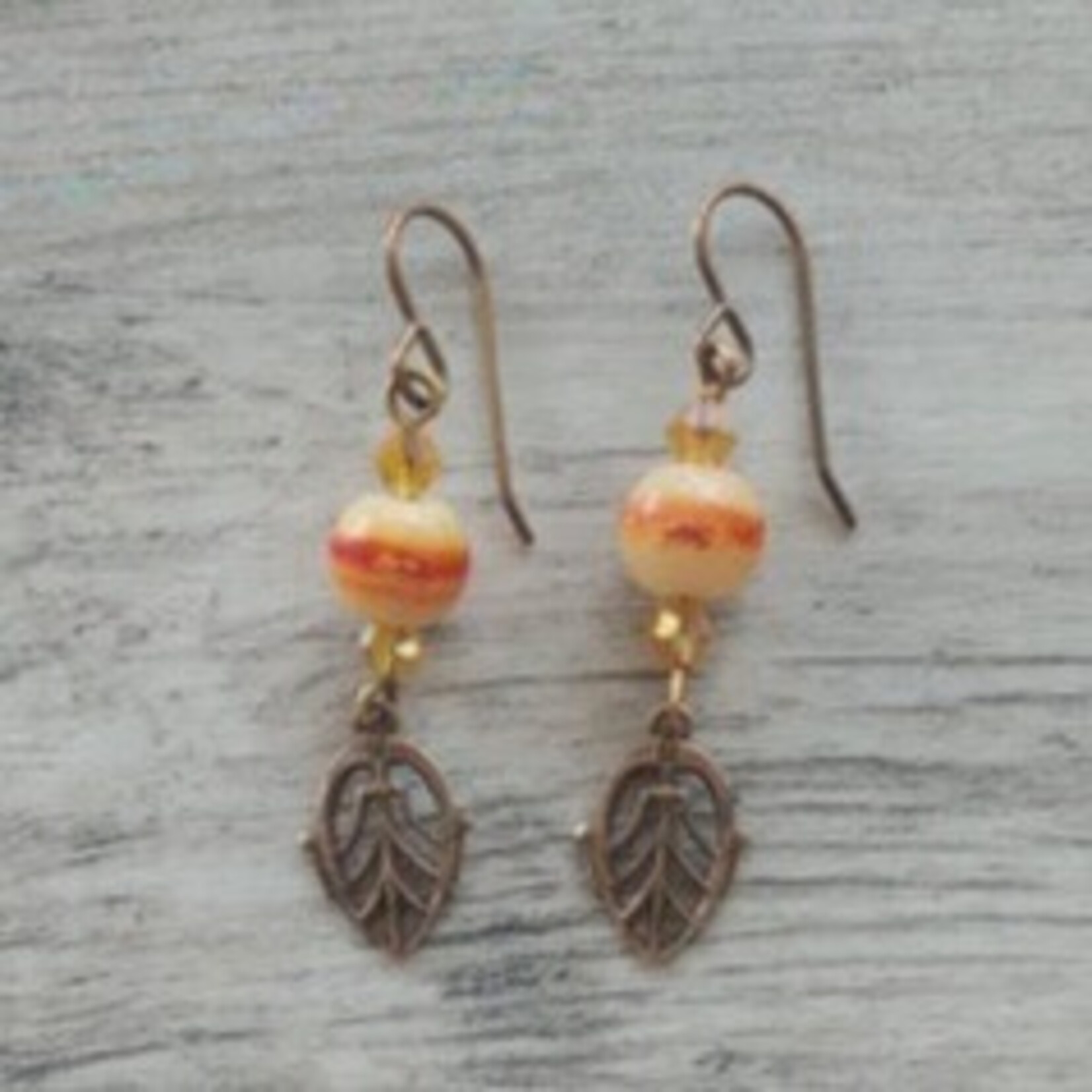 Bead Inspirations Jupiter Dangling Leaf Earring Kit