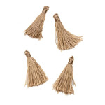Nylon 1.25 Inch Beige Tassel