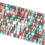 Polymer Clay 1x6mm Heishi Beads - Holiday Mix