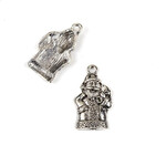 Pewter 13x23mm Santa Claus Charm