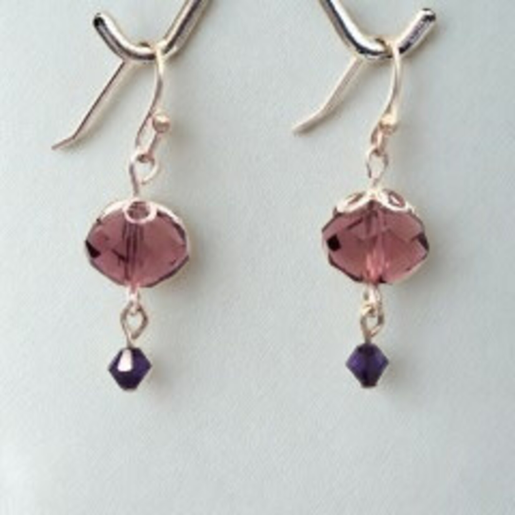 Bead Inspirations Shimmering Lights Purple Earring Kit