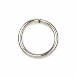 Silver Plated  8mm 20ga Jump Ring - 20 Pieces