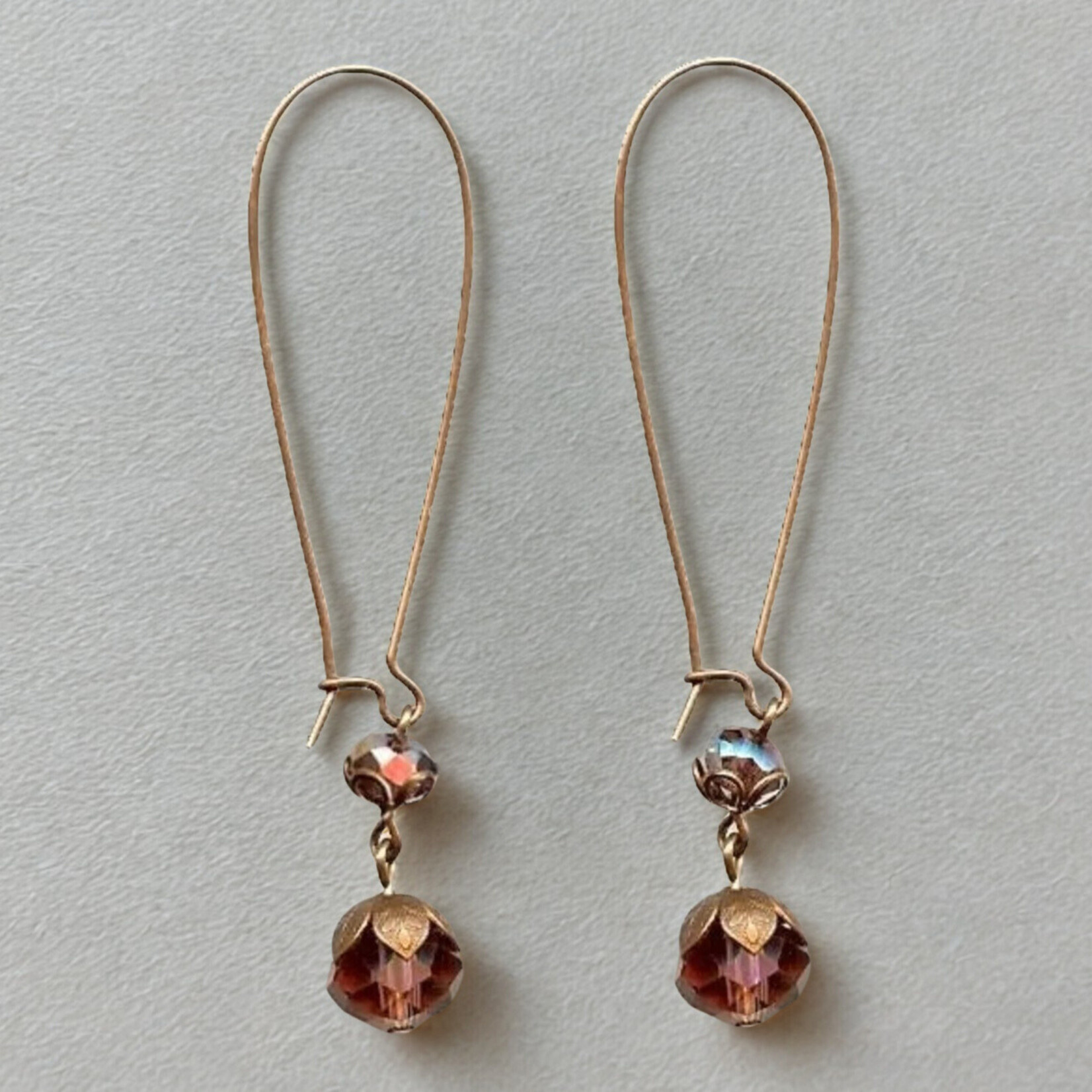 Bead Inspirations Flourish Blossom Purple Earring Kit