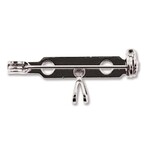 Silver Plated 1" Bail Bar Pin