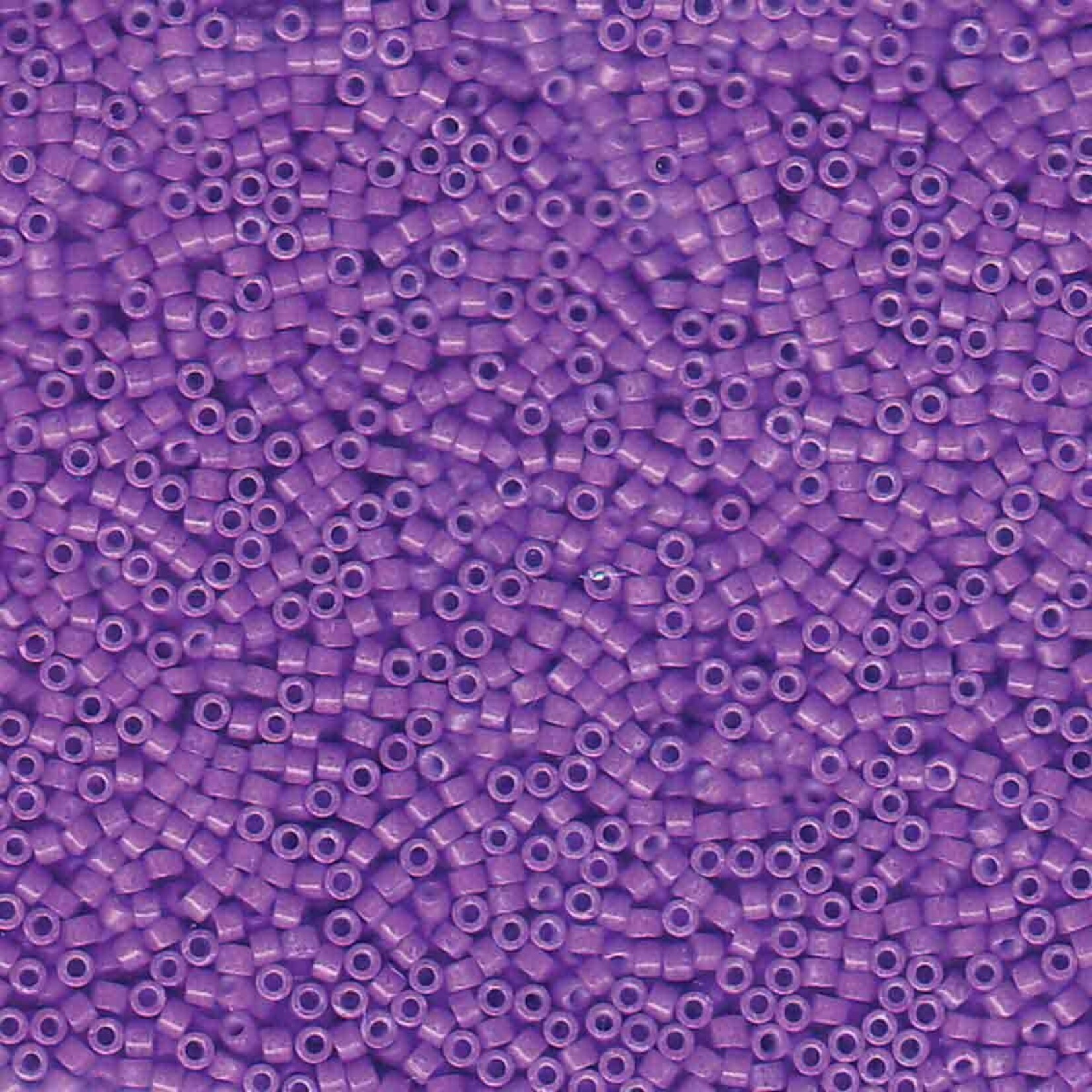 Delica 11/0 Dyed Opaque Red/Violet Seed Bead - 7.2gm Tube