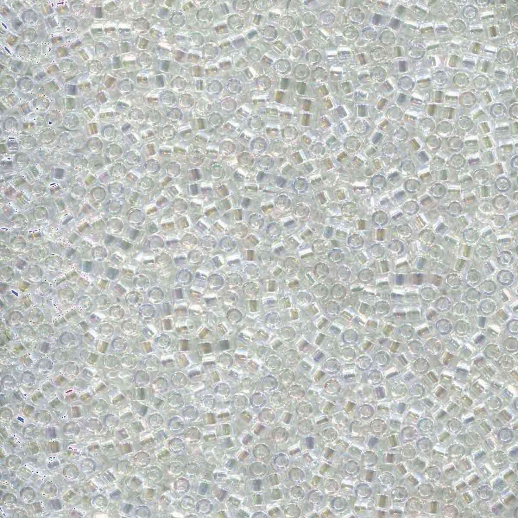 Delica 11/0 Crystal AB Seed Bead - 7.2gm Tube