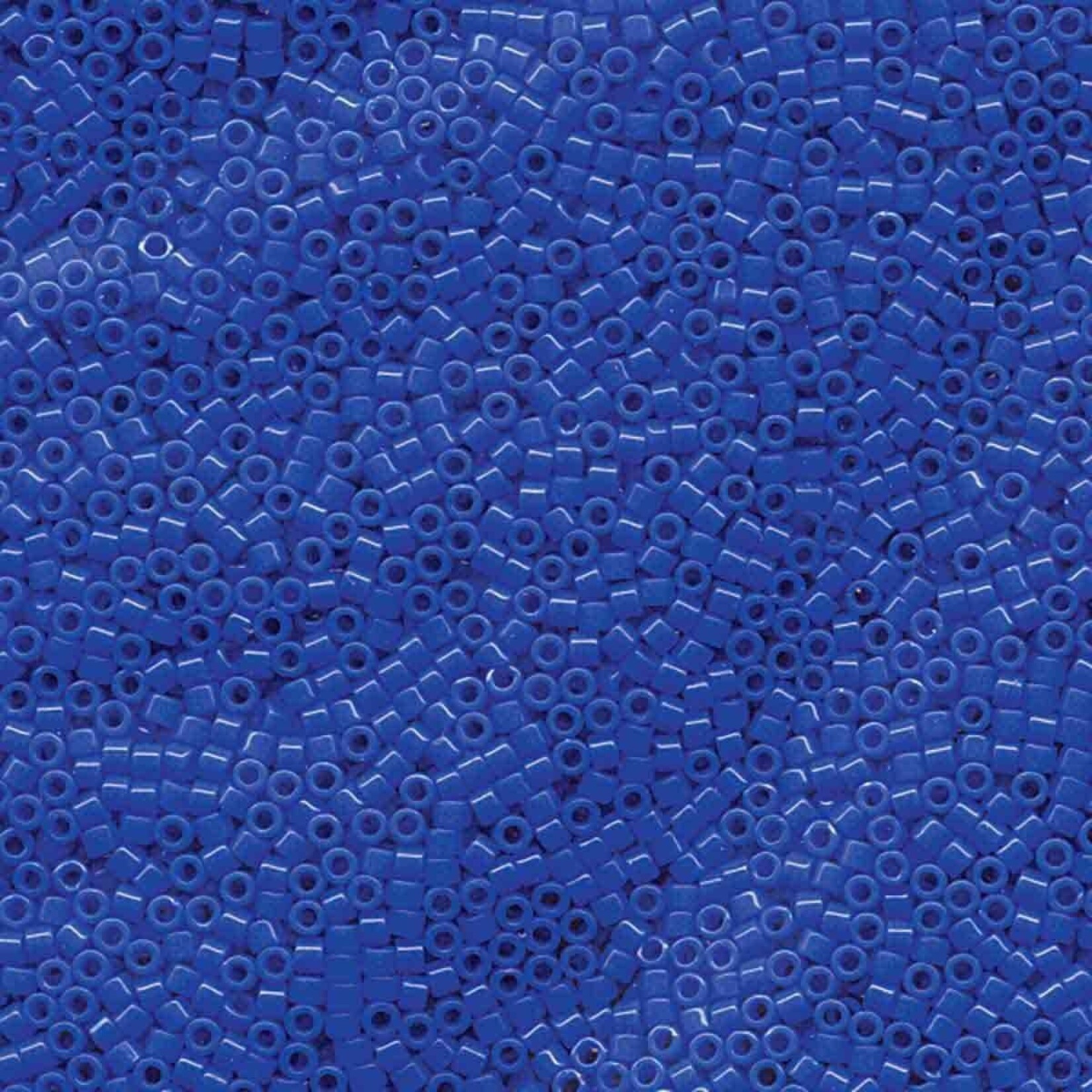 Delica 11/0 Opaque Cyan Blue Seed Bead - 7.2gm Tube