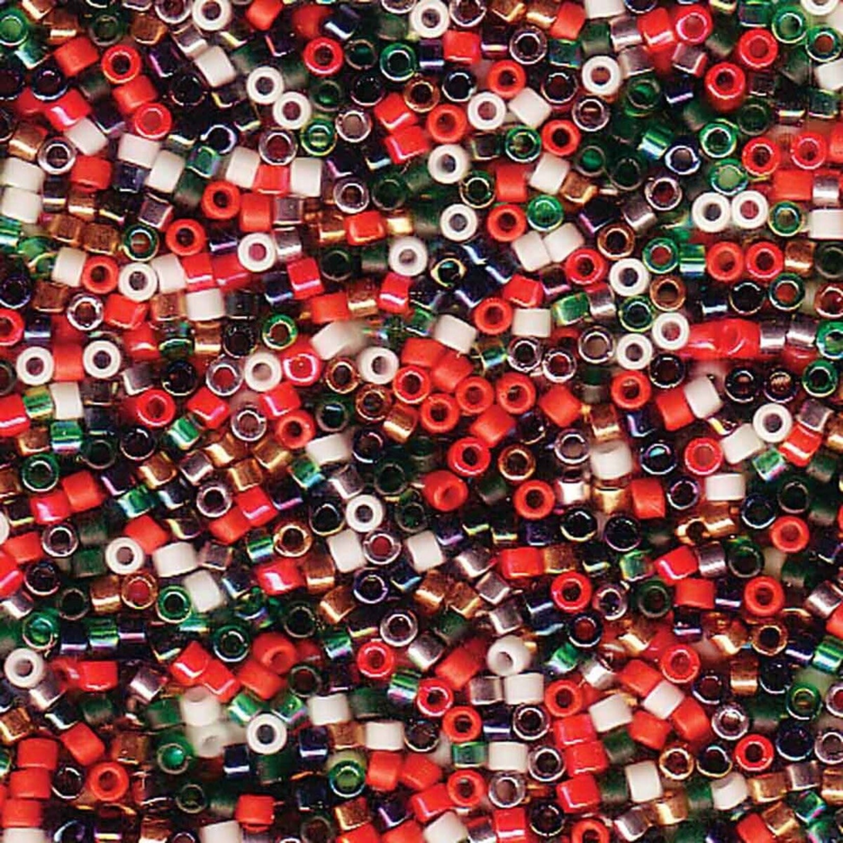 Delica 11/0 Xmas Seed Bead - 7.2gm Tube