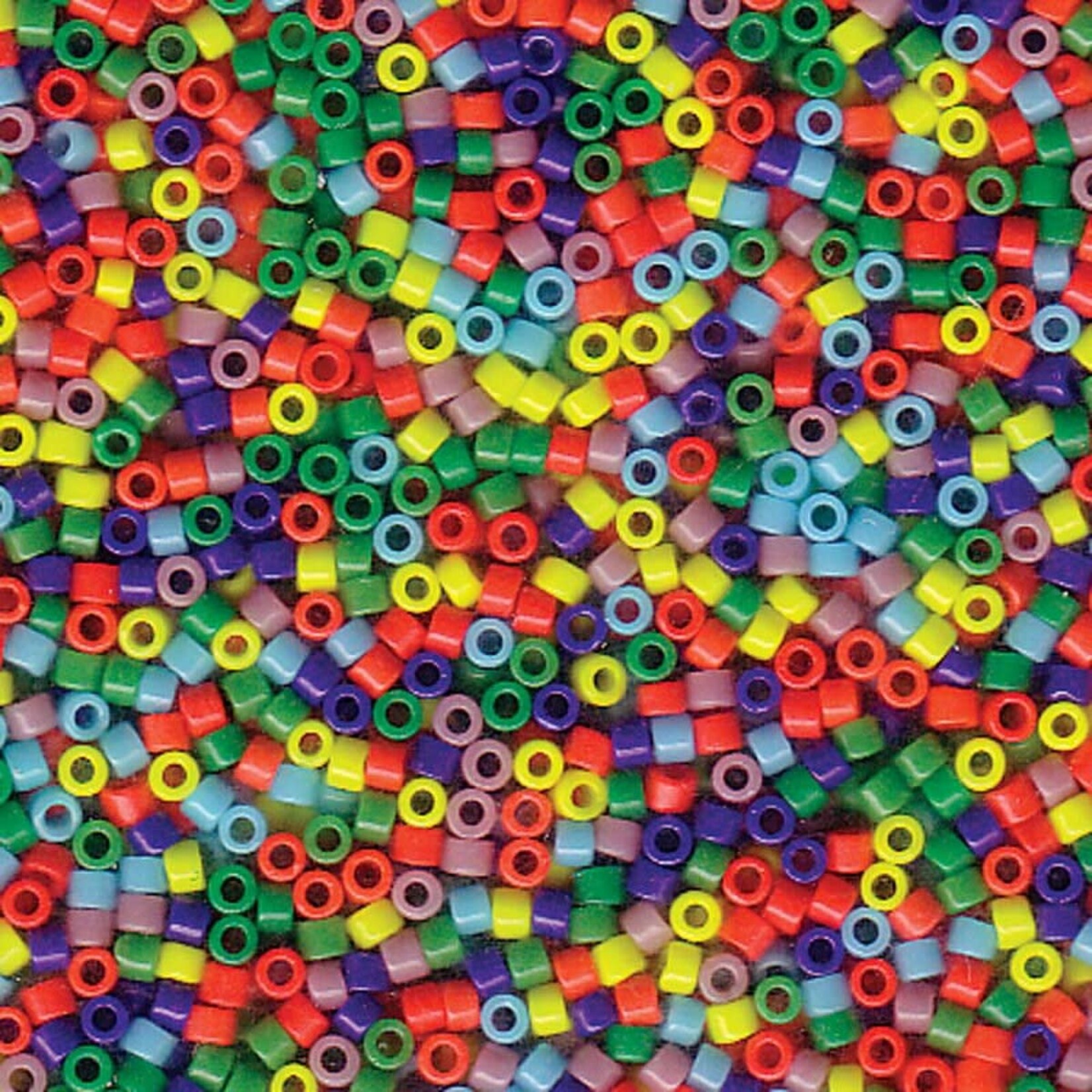 Delica 11/0 Opaque Rainbow Seed Bead - 7.2gm Tube