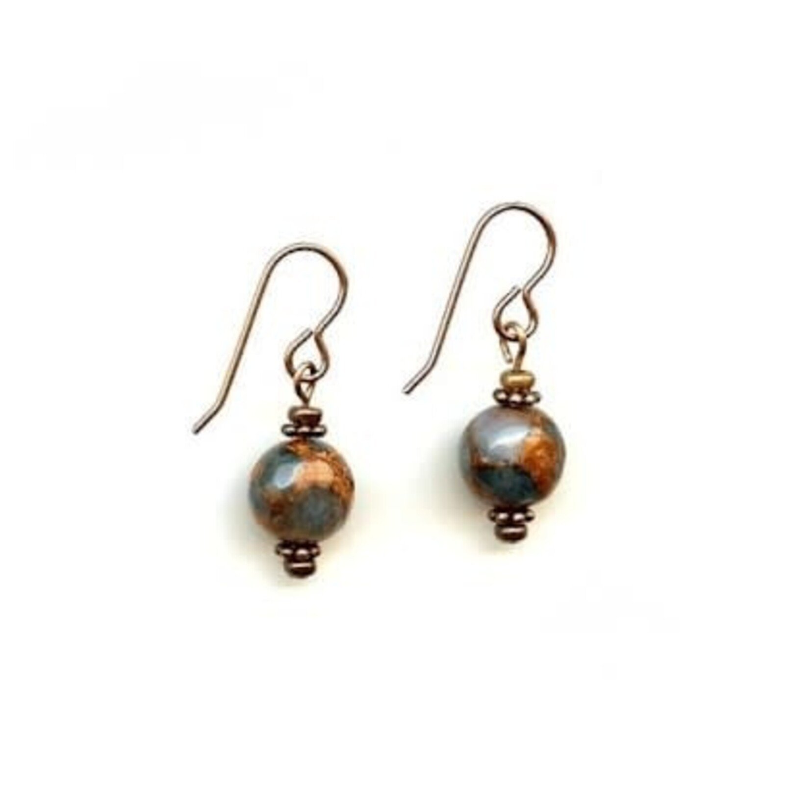 Bead Inspirations Golden Ocean Tuesday Earring Kit