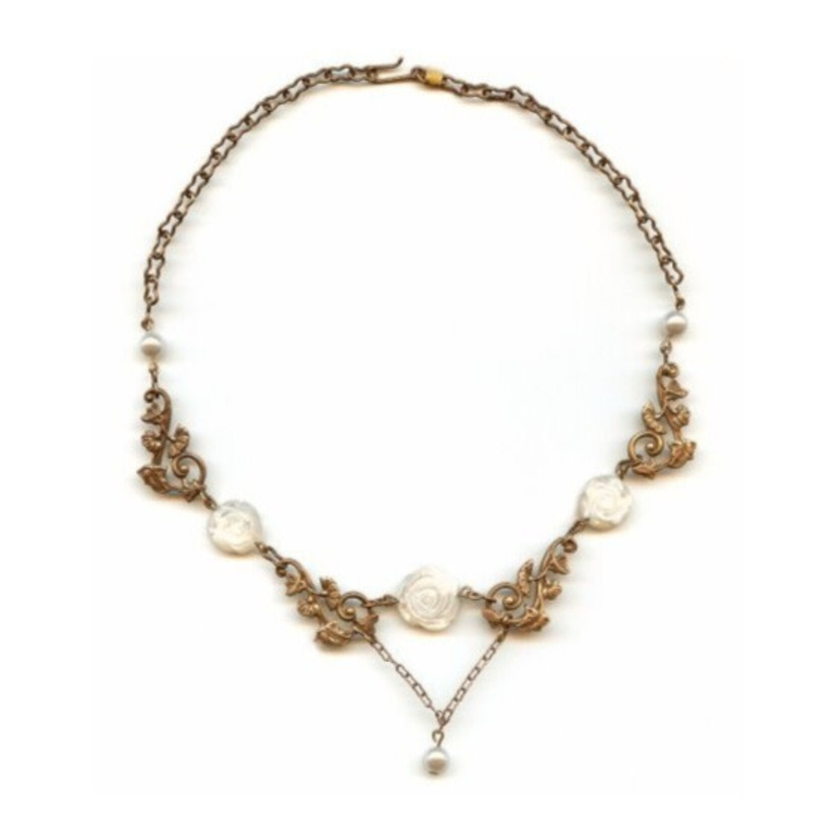 White Rose Necklace Kit