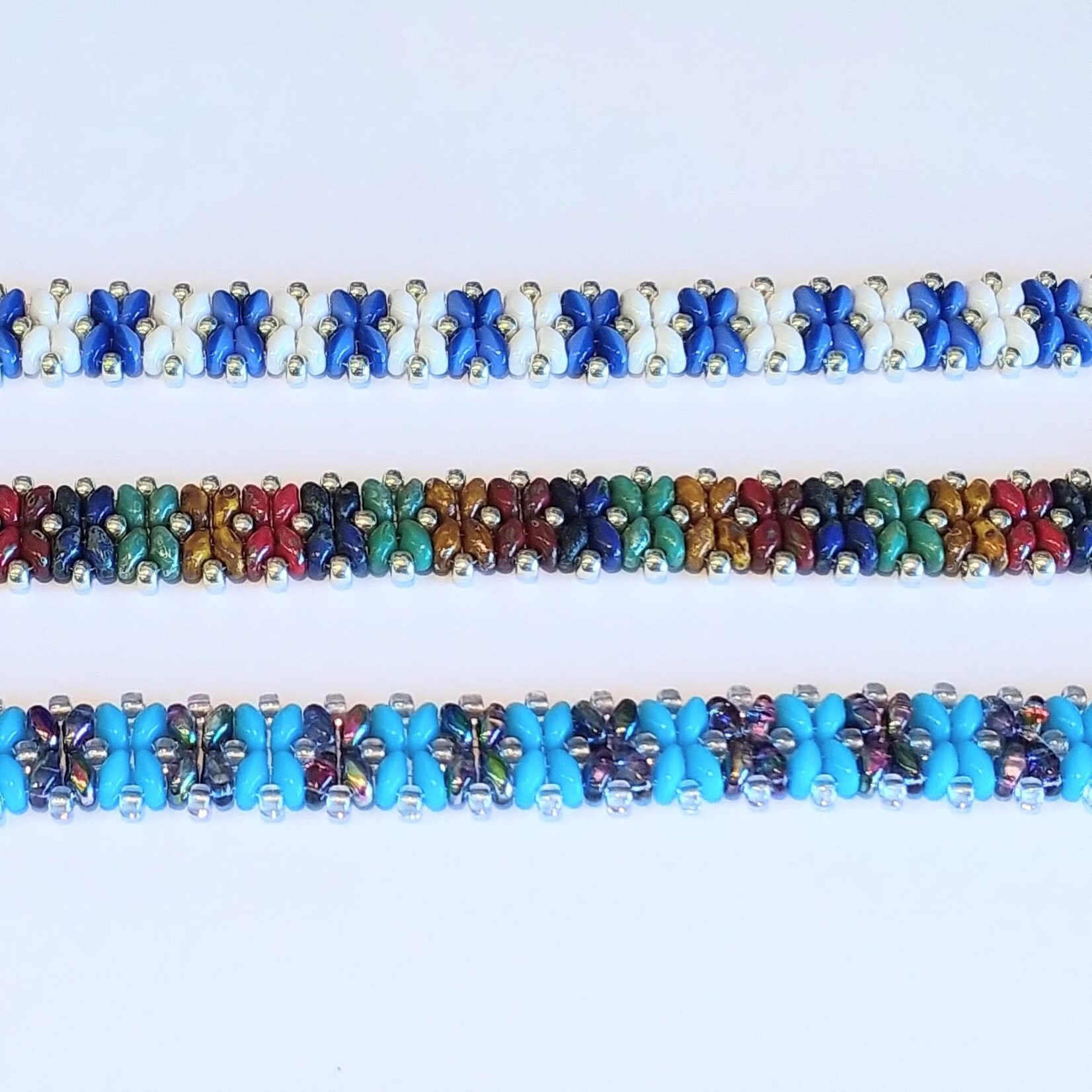 Snowflake Bead Weaving Bracelet Class