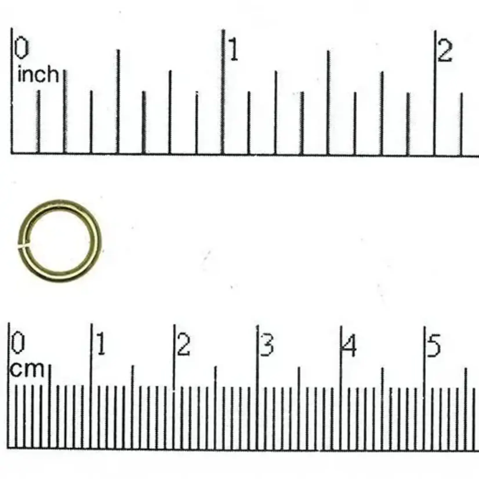 Gold Plated 10mm 15ga Open Jump Ring - 10 Pieces