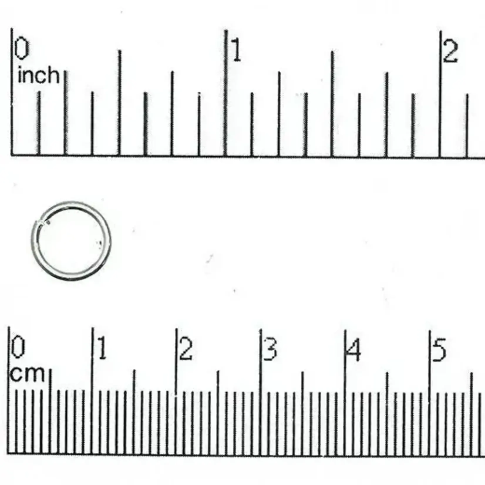 Silver Plated 10mm 15ga Open Jump Ring - 10 Pieces