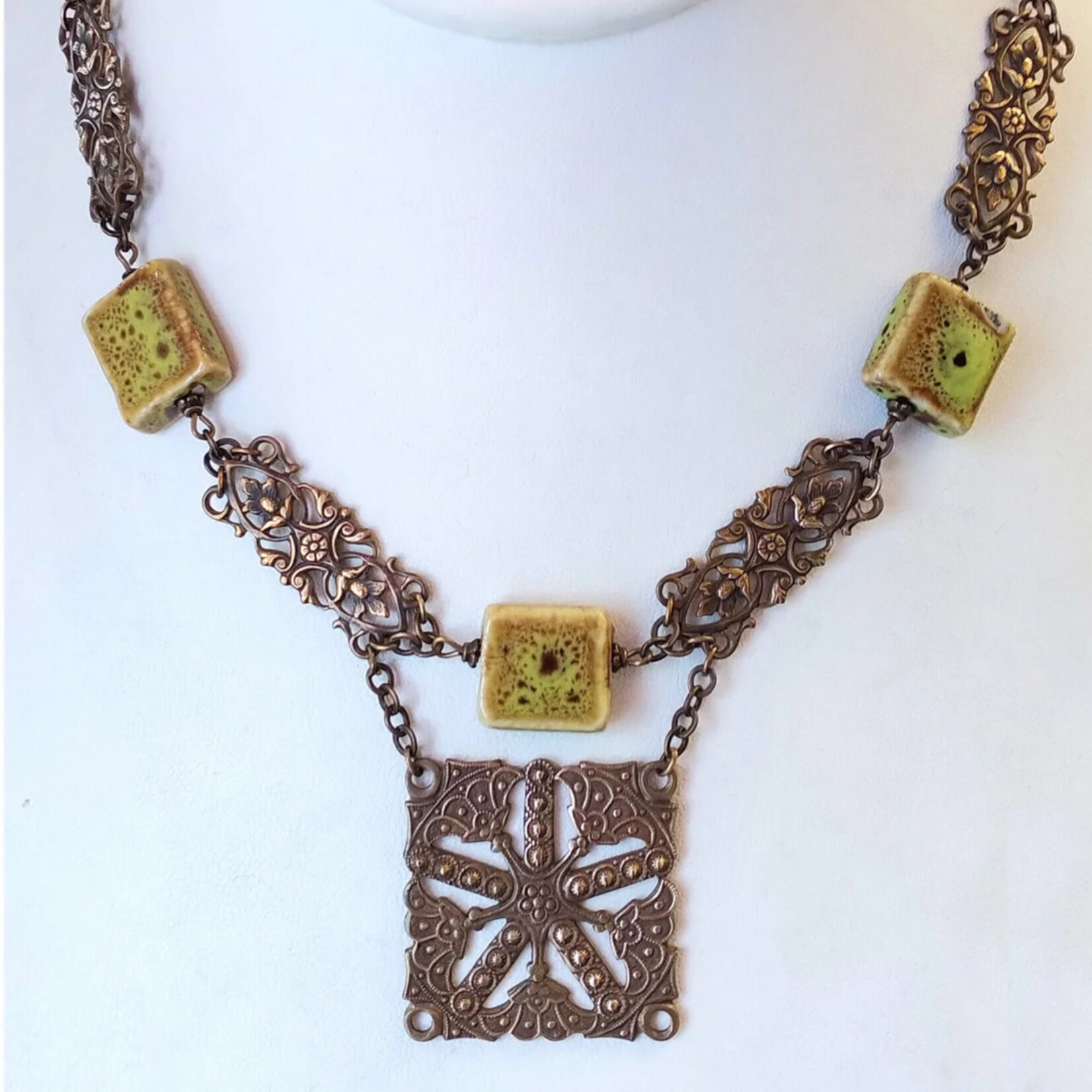 Earth & Sea Green Necklace Kit