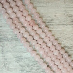 Rose Quartz  8mm Round Bead Strand